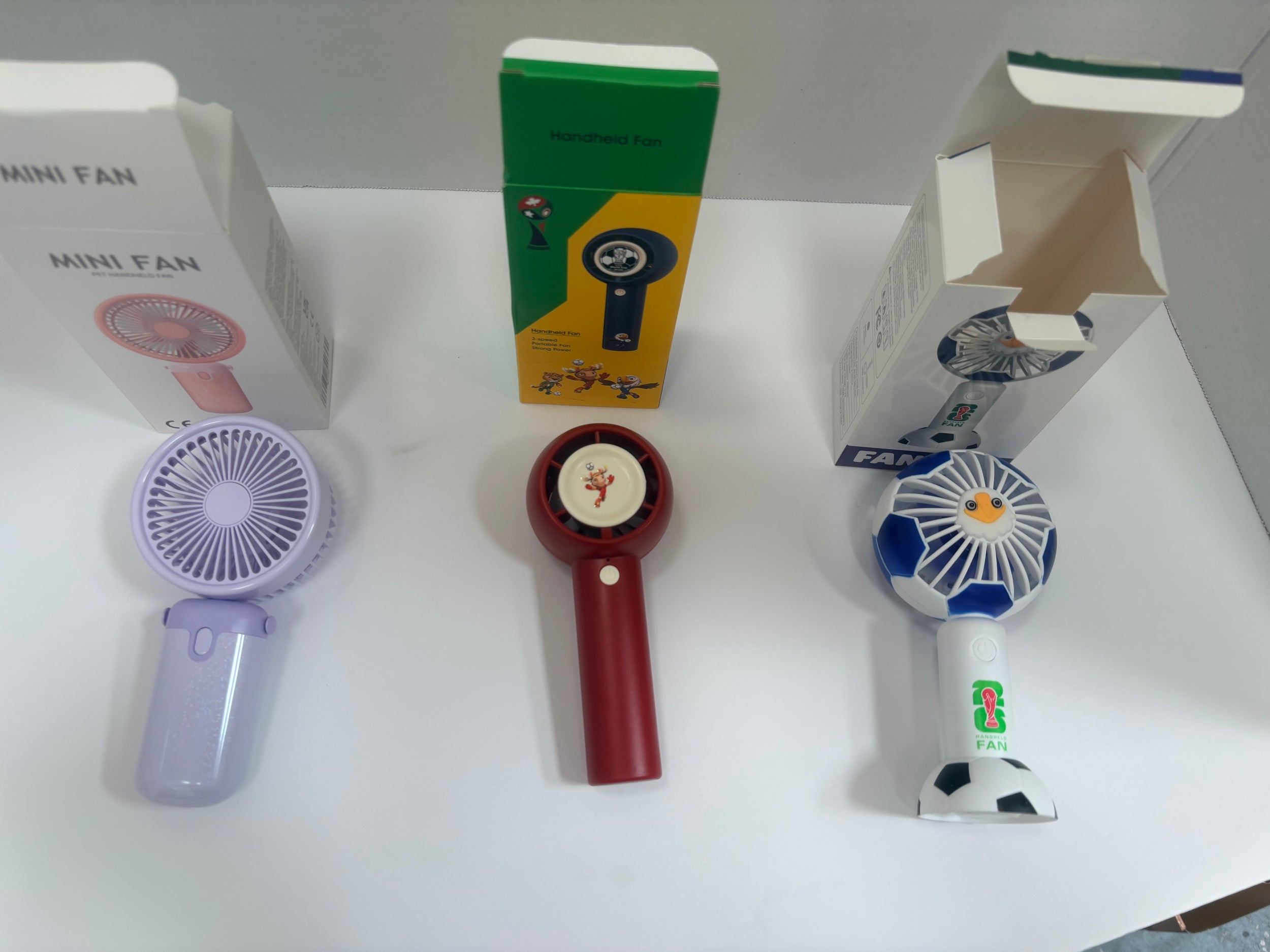 Handheld USB-C Charged Fans