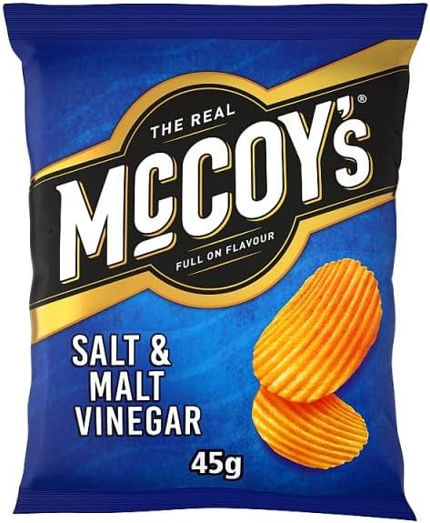 McCoys Salt & Malt Vinegar 36 x 45g