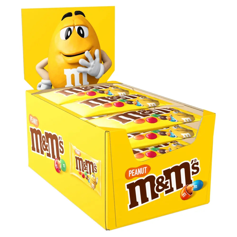 M & M Peanut & Milk Chocolate 24 x 45g