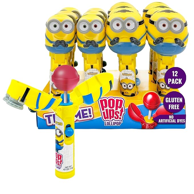 Minion Pop Up Lollipops