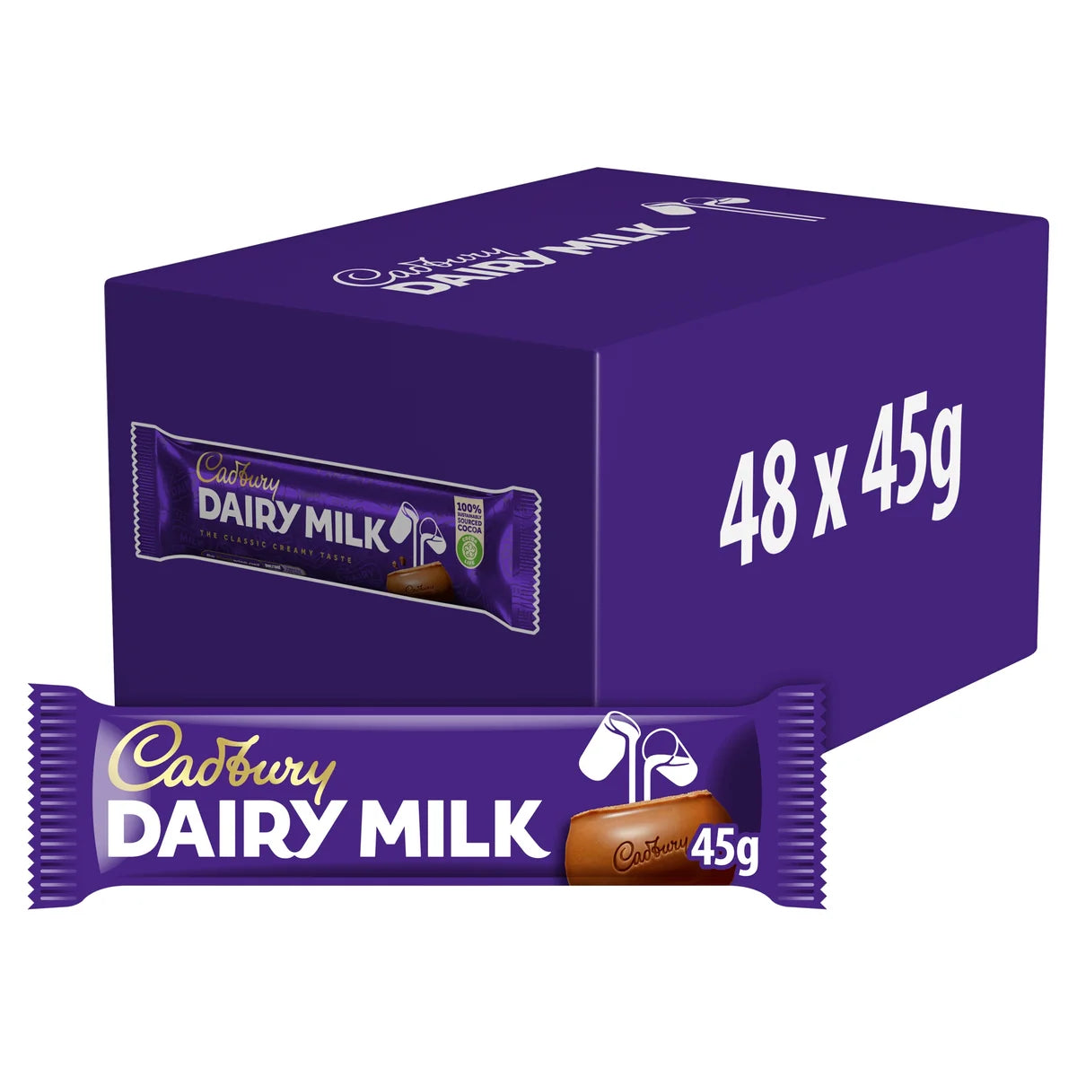 Cadburys Dairy Milk 48 x 45g