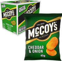 McCoys Cheddar & Onion 36 x 45g