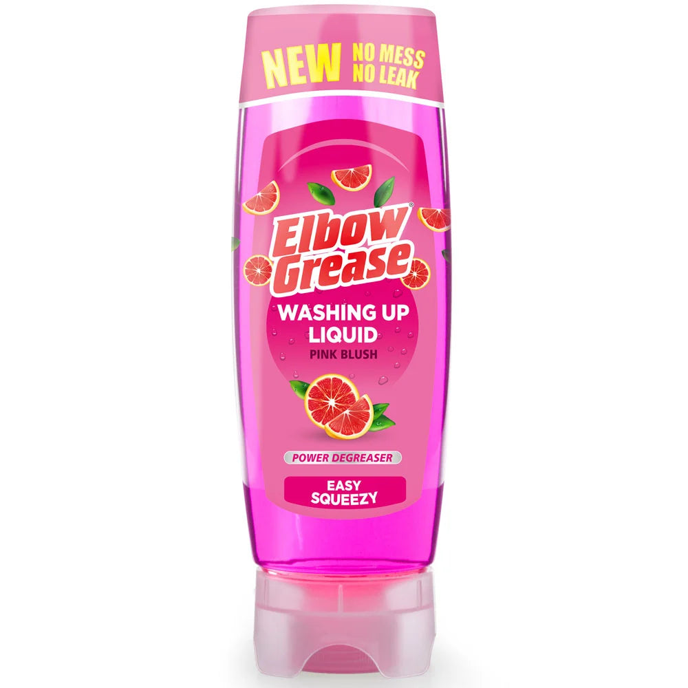 Elbow Grease Stand Up No Mess-No Leak Bottle Washing Up Liquid 450ml