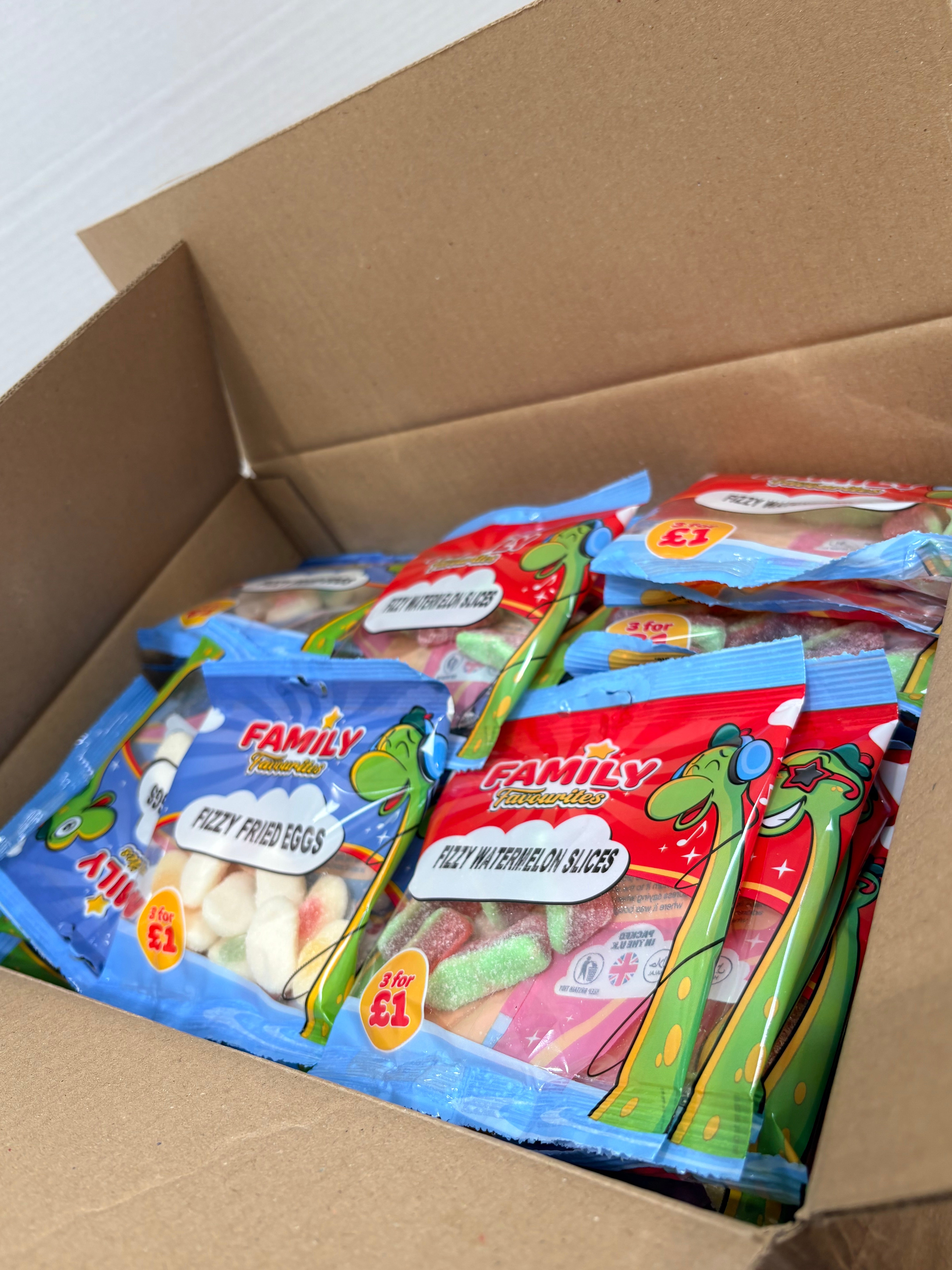 Family Favourites 3 for £1 Sweet Bags- Box D
