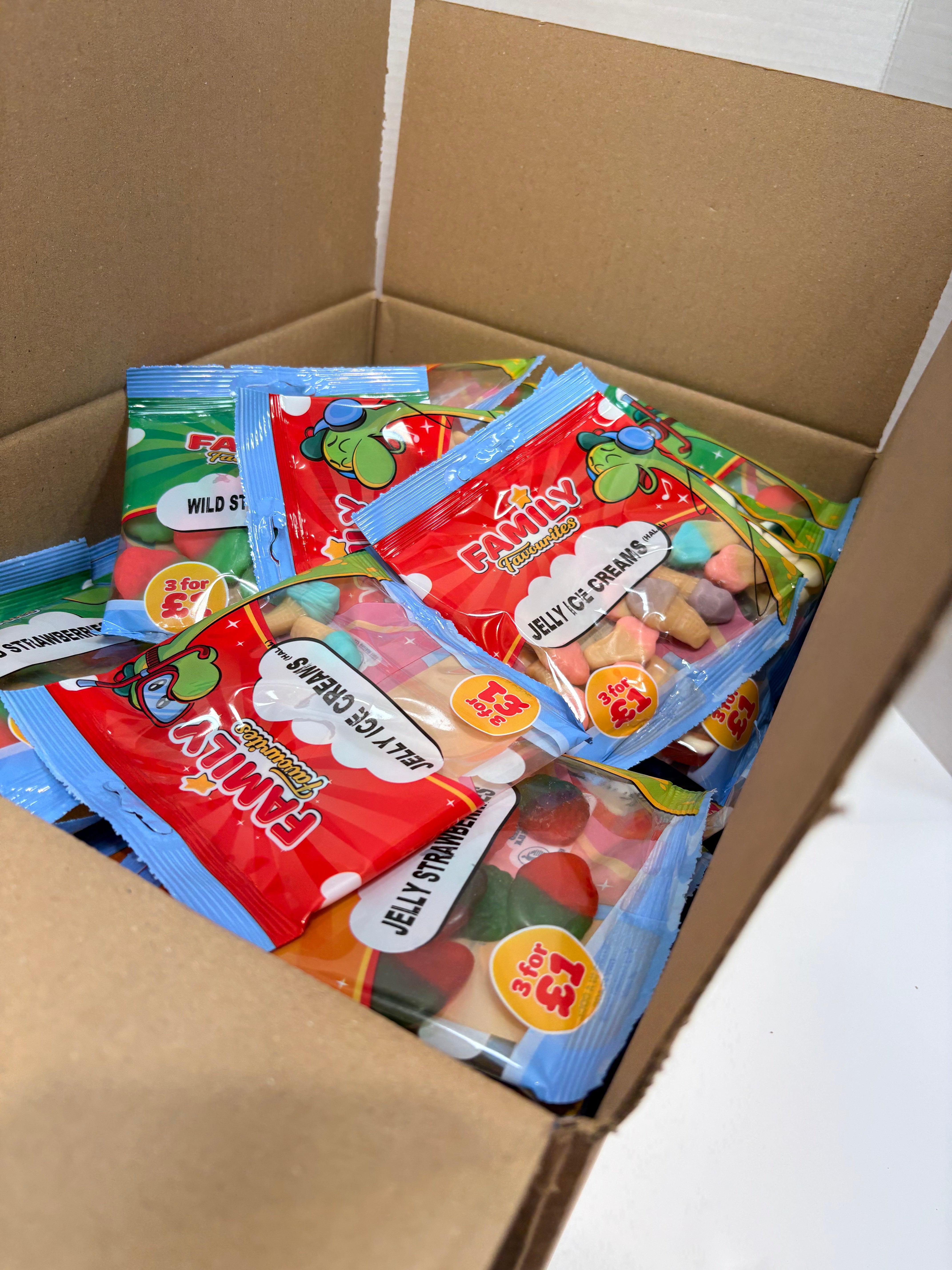 Family Favourites 3 for £1 Sweet Bags- Box B